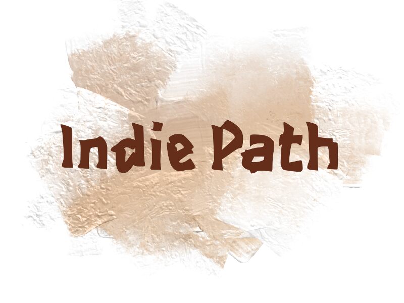Prezentacja i próbka wizualna czcionki Indie Path