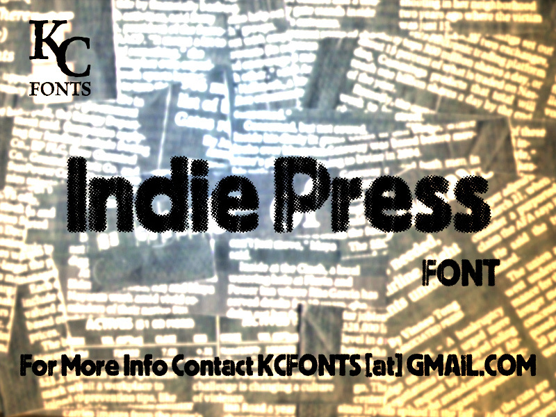 Indie Press Schriftart