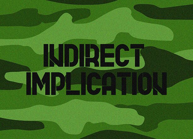 Indirect Implication Flat Regular — Prezentace písma