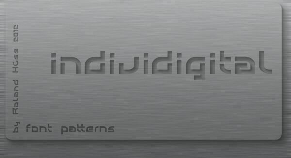 Individigital Schriftart
