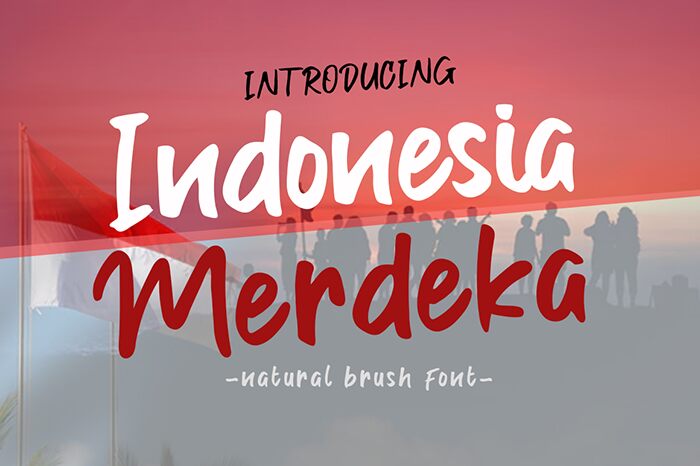 Indonesia Merdeka Czcionka