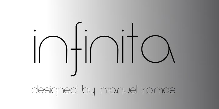 Infinita Druh písma