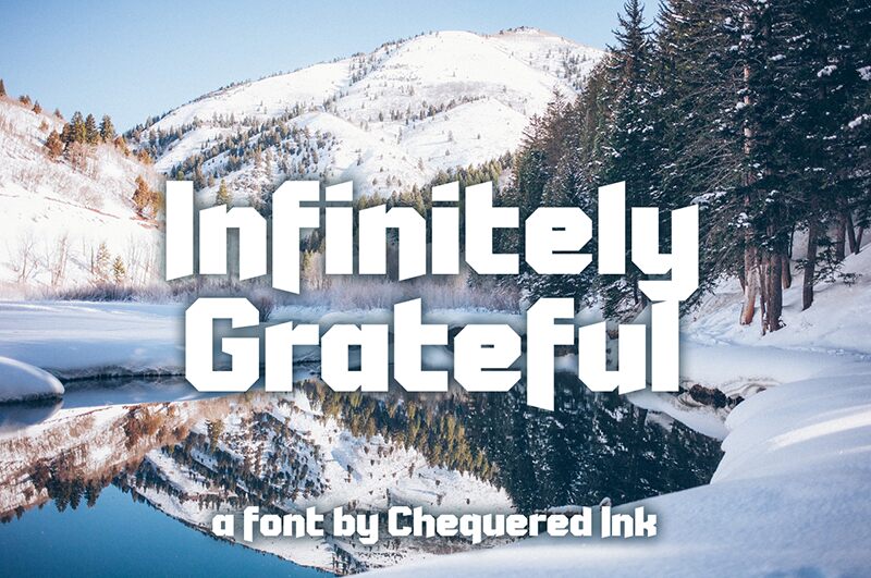Infinitely Grateful Schriftart
