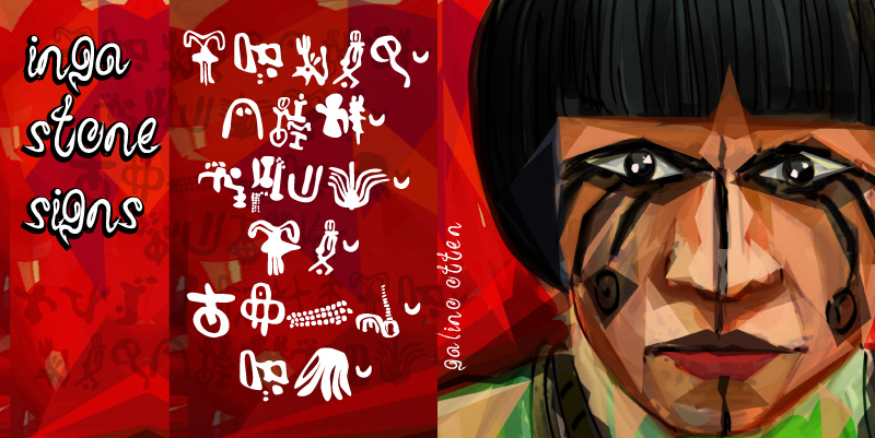 Inga Stone Signs Schriftart