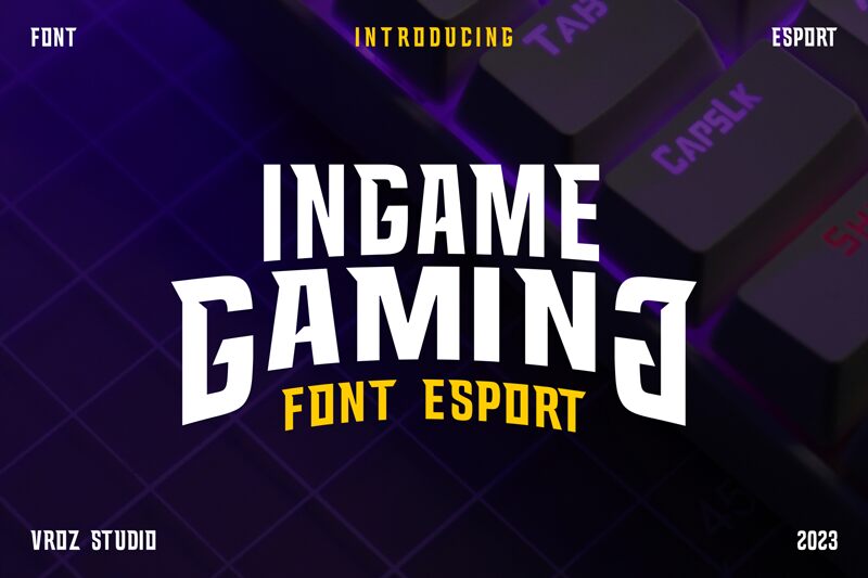 INGAME Druh písma