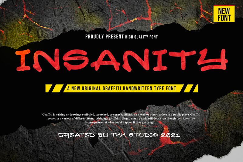 INSANITY Schriftart