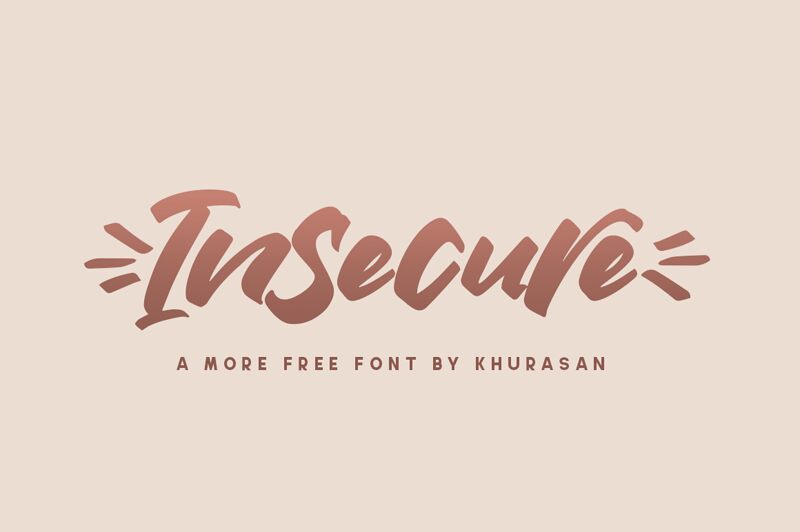 Insecure Schriftart