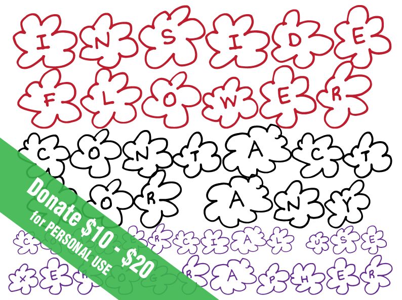 InsideFlower Carattere