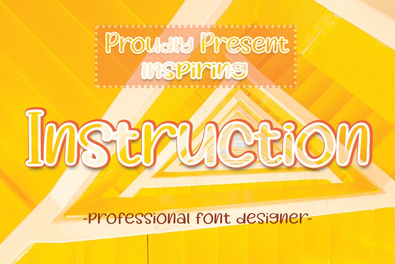Instruction Шрифт