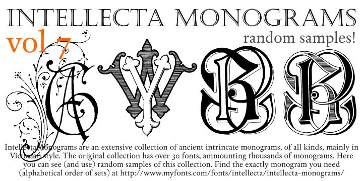 Intellecta Monograms Random Samples Seven Police