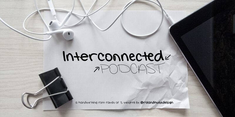 Interconnected Schriftart