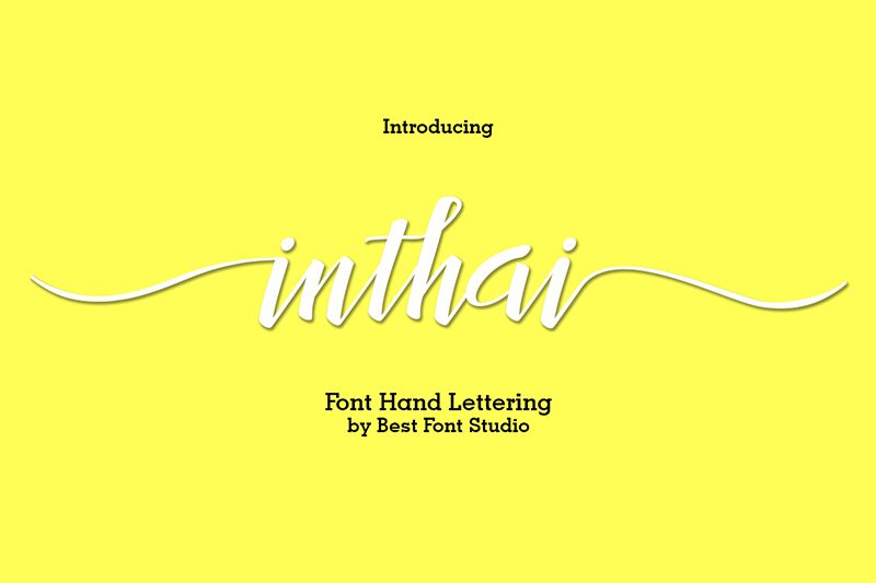 inthai フォント
