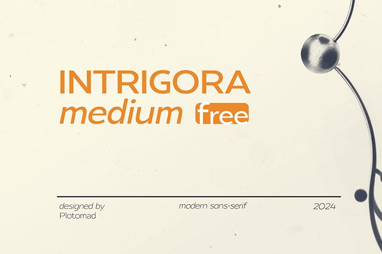 Intrigora Schriftart