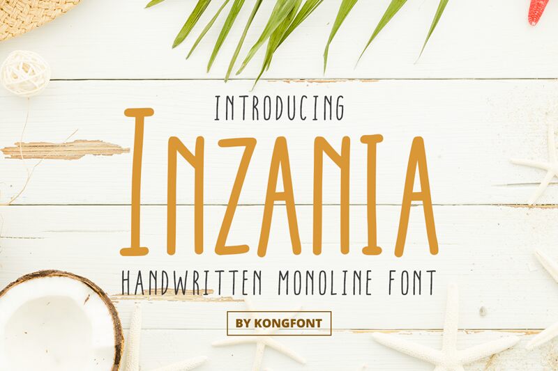 Inzania Schriftart