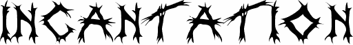 Preview of the Incantation font