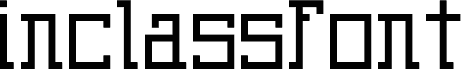 inclassfont Regular