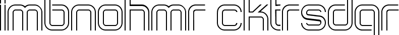 Preview of the IncopinsClustersBi font