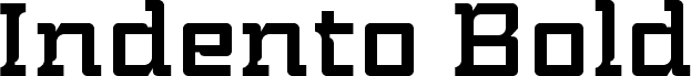 Indento-Bold