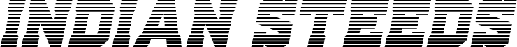 Indian Steeds Gradient Italic