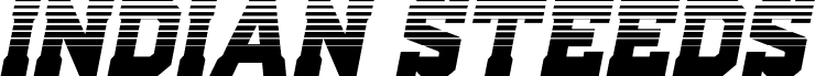 Indian Steeds Halftone Italic