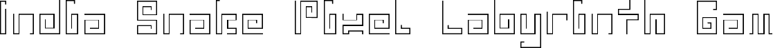 IndiaSnakePixelLabyrinthGam-Lig