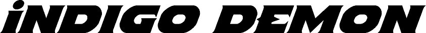 Попередній перегляд шрифту Indigo Demon Italic
