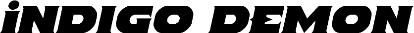 Попередній перегляд шрифту Indigo Demon Semi-Italic