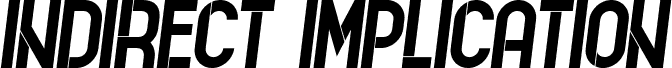 Indirect Implication Italic
