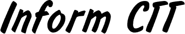 Preview of the InformCTT font