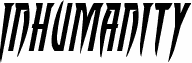 معاينة خط Inhumanity Extra-Expanded Italic
