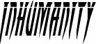 معاينة خط Inhumanity Laser Italic