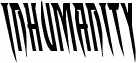 معاينة خط Inhumanity Leftalic