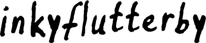 Flutterbye Font inkyflutterby font