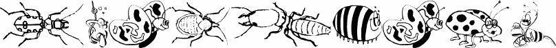 InsectsMK 字体预览