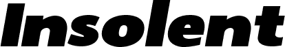 Insolent-Italic