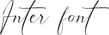 Inter font