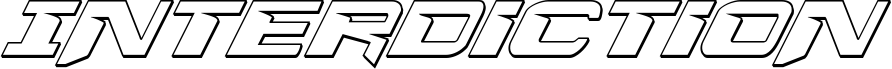 Interdiction 3D Italic