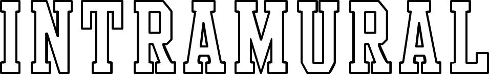 Intramural Outline JL font