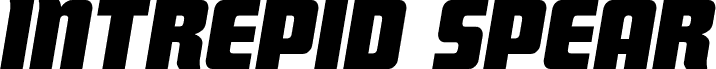 Preview of the Intrepid Spear Expanded font
