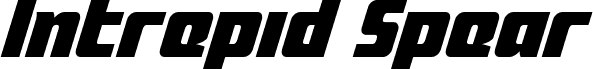 Preview of the Intrepid Spear LC Expand Ital font