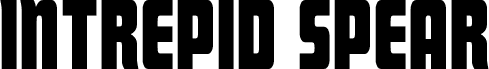 Preview of the Intrepid Spear Straight Conden font