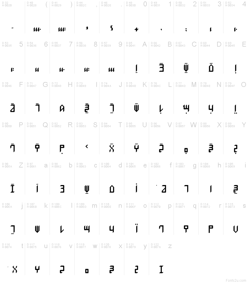 indo-european Regular font | Fonts2u.com