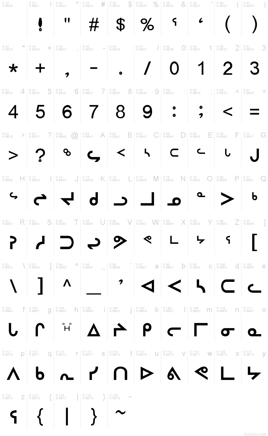 Inuktitut-Sri Regular font