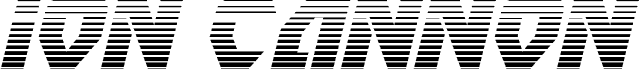 Ion Cannon Gradient Italic الخط