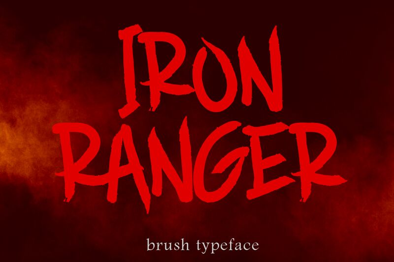 IRON RANGER Druh písma