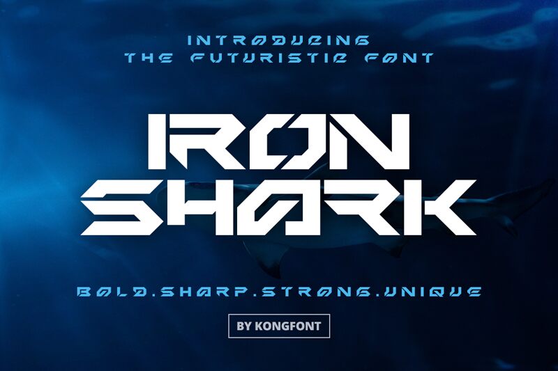 Iron Shark Schriftart
