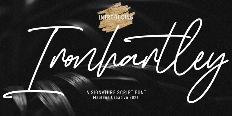 Ironhartley Druh písma