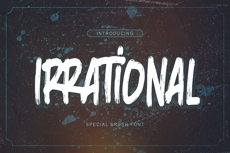 Irrational Schriftart