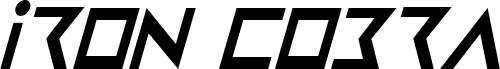 Iron Cobra Condensed Italic