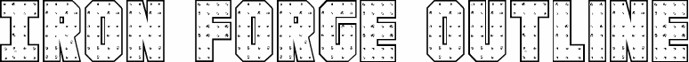 Iron Forge Outline Regular
